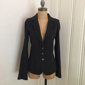 Hurley grey soft sweatshirt blazer XS